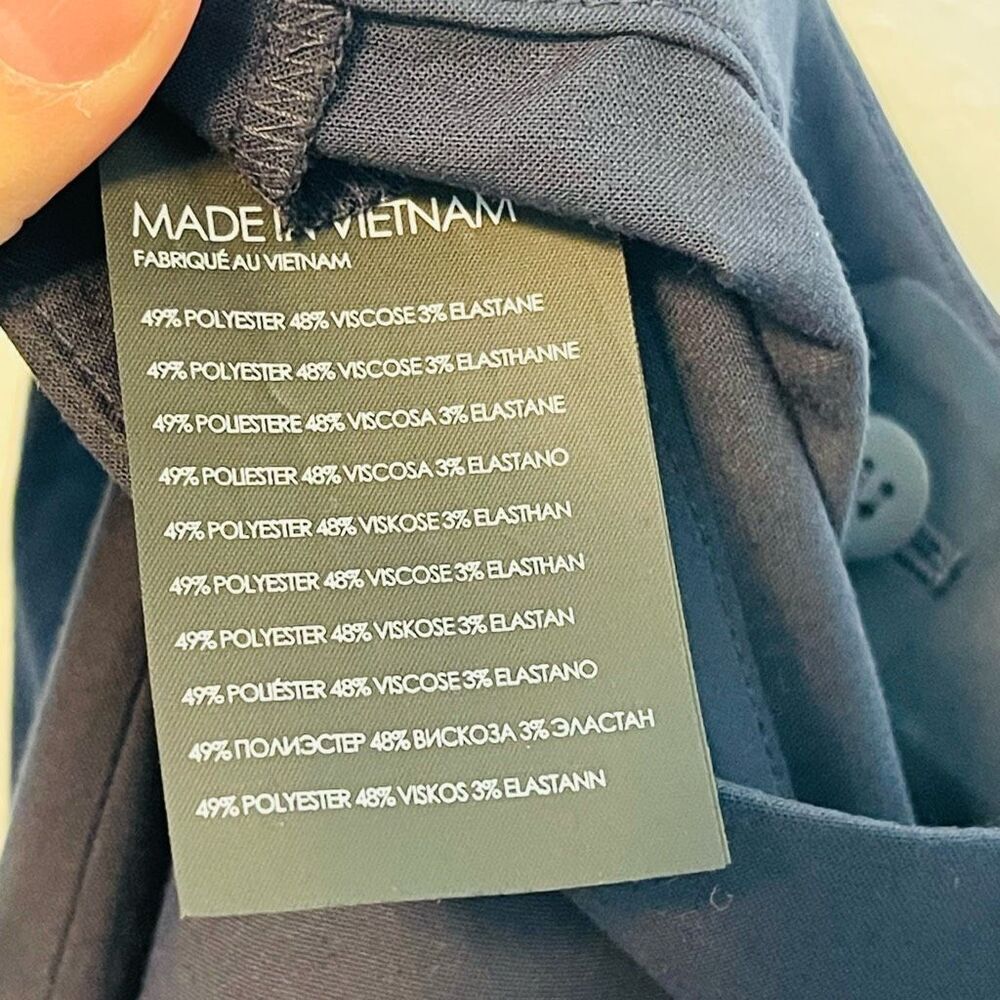 Club Monaco Jacqui Navy Pants Soze 4 NWT - Picture 8 of 14